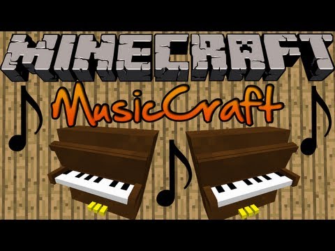 Minecraft Mods - MUSICCRAFT MOD! PLAY PIANOS! [1.4.7]