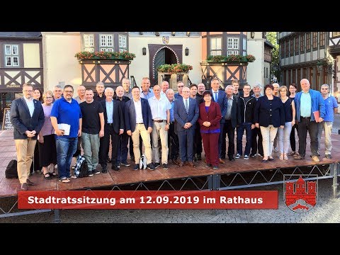 Stadtratssitzung am 12.09.2019 im Rathaus Wernigerode