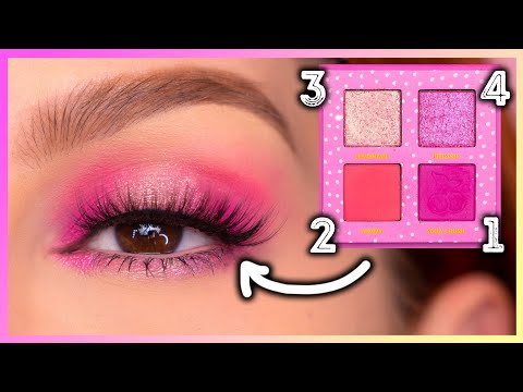 Maquillaje de OJOS con CUATRO COLORES de Sombras