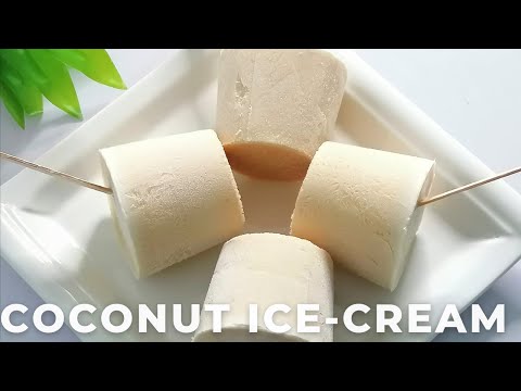 HOW TO MAKE COCONUT ICE CREAM | GHANAIAN COCONUT ABELE WALLS | COCONUT ICE CREAM RECIPE