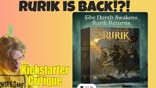Rurik Second Edition (B+) Kickstarter Critique Review