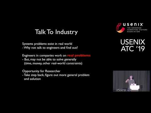 USENIX ATC '19 - Measure, Then Build