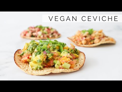 3 MEXICAN STYLE VEGAN CEVICHES | easy & healthy recipes!