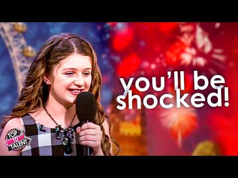 10-Year-Old Girl With Old School Voice Gives The Judges A Big Surprise!