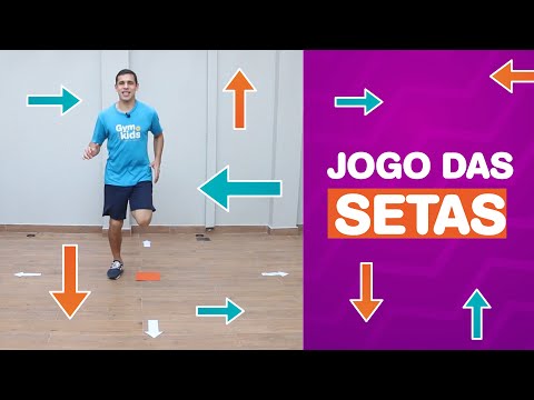JOGO DAS SETAS - 10 MINUTOS de atividade física para crianças e adolescentes | Prof. Robson Furlan