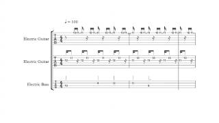 The Legend of Zelda (NES) - Dungeon Theme - Guitar + Bass Tabs