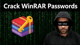 How Hackers CRACK WinRAR Password Kali Linux Educational Purposes ONLY!!!