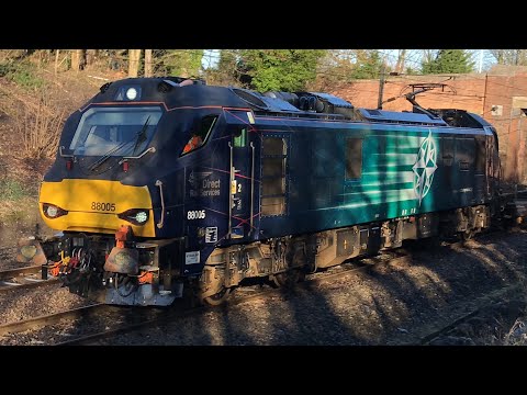 88005 “Minerva” Passing Croft | 4Z88 Carlisle Kingmoor Sdg to Doncaster Robert Rds Shed | 25/01/21