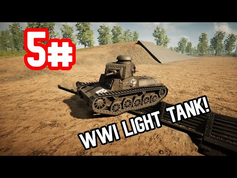 I BUILT A FAST AND SMALL WW1 LIGHT TANK! - Sprocket
