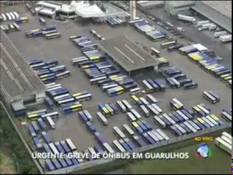 Trabalhadores recusam proposta e greve de ônibus continua em Guarulhos.mp4