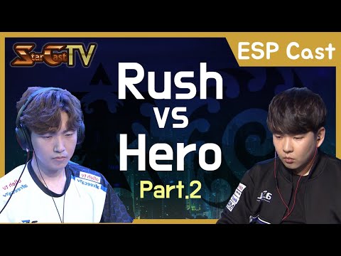 [ESP] Rush vs Hero on Polypoid (TvZ , Bo3) Part2 [22.10] - Starcraft Remasterizado
