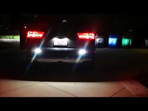 CAN-bus Error Free Xenon White LED Backup Light Bulbs For Audi Q3 Q5 Q7 (No Bulb Out Warning)