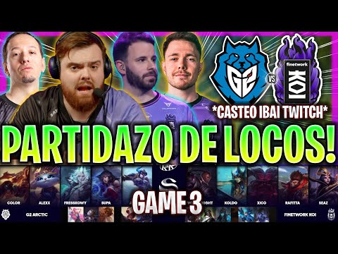 IBAI MÁXIMA TENSIÓN CON KOI! | G2AR vs KOI GAME 3 RESUMEN PLAYOFFS SUPERLIGA LVP