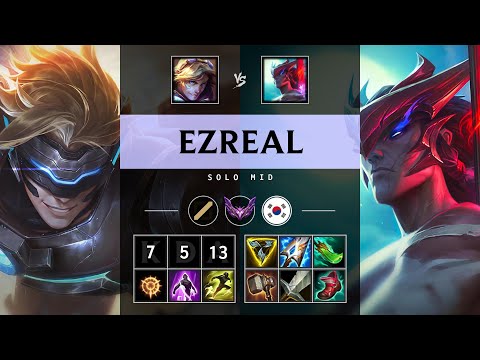 Ezreal Mid vs Yone - KR Master Patch 25.13