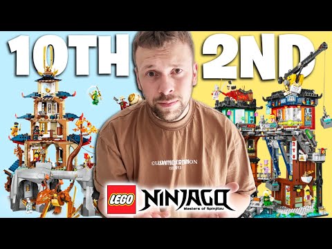 Ranking the Top 10 LEGO NINJAGO Sets of ALL TIME!