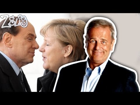 Enrico Bertolino - Silvio Berlusconi e Angela Merkel