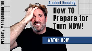 Expert Tips for Preparing for Turn Early || Student Housing