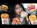 TRYING BURGER KINGS NEW SPICY CHICKEN SANDWICH + MUKBANG | Steph Pappas