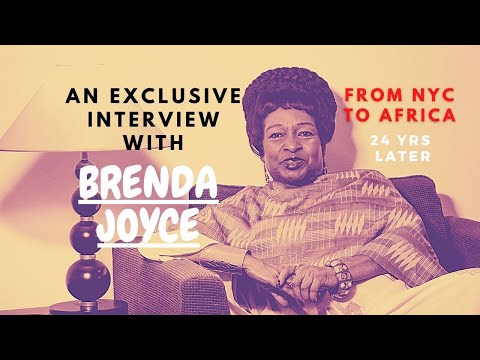 AN EXCLUSIVE INTERVIEW WITH BRENDA JOYCE-- FROM NYC TO AFRICA -- 24 YRS LATER