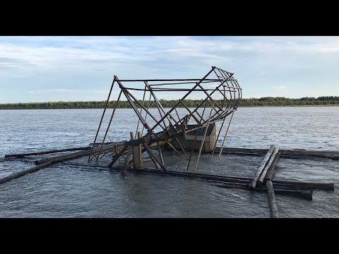 Alaska Yukon River Fishwheels Traditional Harvesting of Salmon