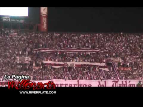 "River Plate - "Soy de River, soy..."" Barra: Los Borrachos del Tablón &bull; Club: River Plate