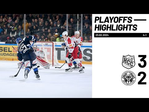 HC La Chaux-de-Fonds vs. EHC Winterthur | Swiss League Playoffs Highlights - 23 février, 2024