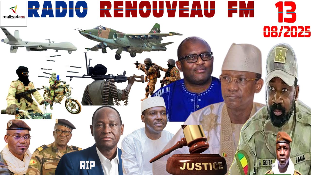 La Revue de Presse de la RADIO RENOUVEAU FM du 13 Août 2025