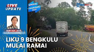 Pantauan Lalu Lintas di Liku 9 Bengkulu Jelang Tahun Baru 2025, Didomimasi Kendaraan Roda Empat