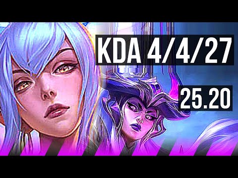 JANNA & Kai'Sa vs SYNDRA & Jhin (SUP) | 4/4/27 | EUW Master | 25.20
