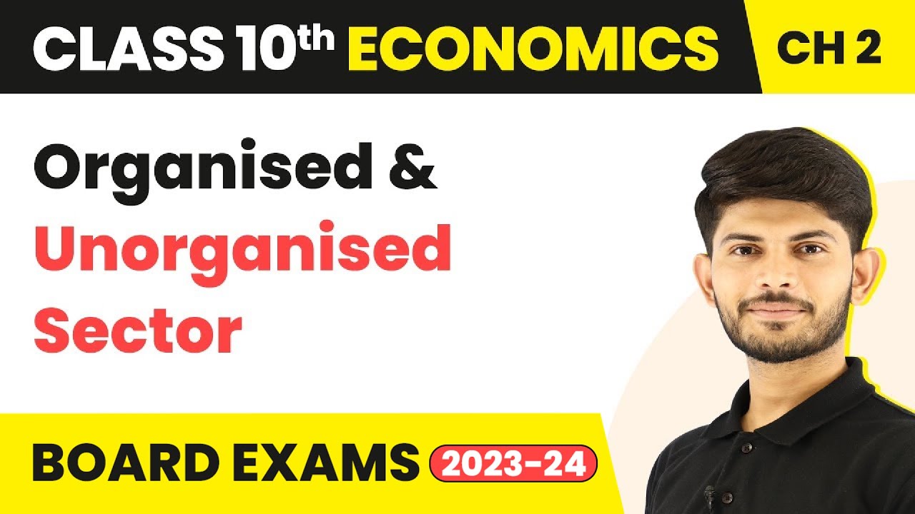 Organised and Unorganised Sector | Sectors Of The Indian Economy | Economics | Class 10th (2023-24)