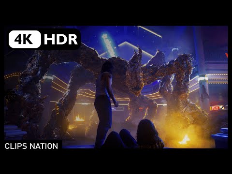 Mind Flayer vs Firecrackers | Starcourt Scene | Netflix | Stranger Things (S3E08) (2019) [4K, HDR]