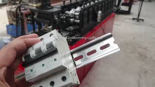 Din rail channel roll forming mill for Sudan
