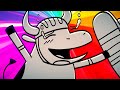 REAL MAN Asdfmovie Skateboarding Cow Song