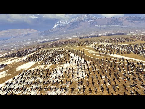 Roman Empire vs Huns | 15000 Units Cinematic Total War Battle