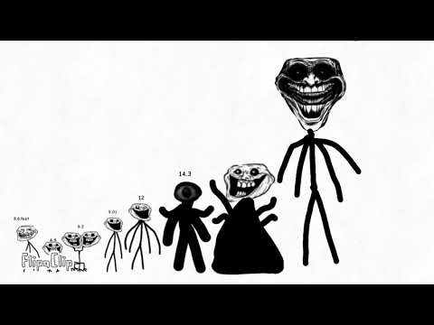 trollge size comparison