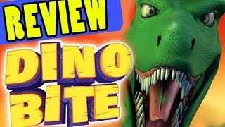 DINO BITE game review. How to play Dino Bite game. Set up Dino Bite toy by Drumond Park.