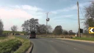 preview picture of video 'Driving Along Bromyard Road B4214, Ledbury To Staplow, Herefordshire, England 23rd March 2012'