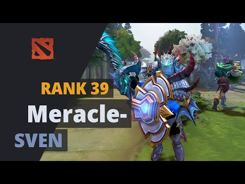 Meracle- (Rank 39) plays Sven Dota 2 Full Game
