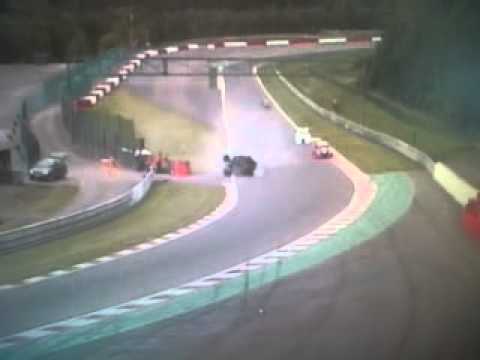Huge crash at Spa 25 Hour Fun Cup race 2011