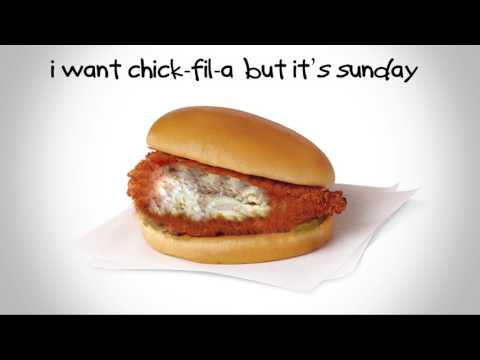Bobby Bones & The Raging Idiots - 'Chick - Fil - A (...But It's Sunday)' Lyric Video