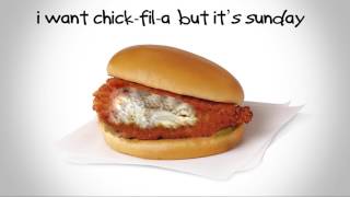 Bobby Bones & The Raging Idiots - 'Chick - Fil - A (...But It's Sunday)' Lyric Video