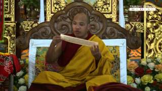 བཀའ་བརྒྱུད་དགུན་ཆོས་སྐབས་༡༦ དཔལ་༸རྒྱལ་དབང་ཀརྨ་པ་མཆོག་ནས་ཁྲིད་ཐུང་བརྒྱ་རྩའི་བཀའ་ཁྲིད་ 13/16