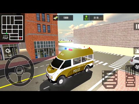 Policeman Emergency Ambulance Rescue Van Driving Simulator _ Gameplay #178