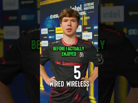 Do the pros use a wireless or wired mouse?