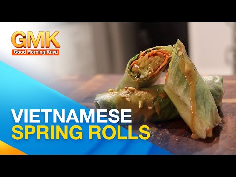 On the go? I-try ang Vietnamese Spring Rolls! Easy-to-make at healthy to eat pa! Cook Eat Right