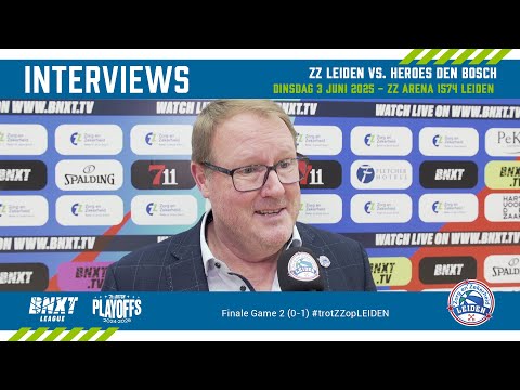 Interviews na Zorg en Zekerheid Leiden - Heroes Den Bosch, Finale G2 (3 juni 2025)