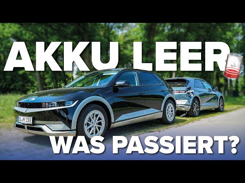 Driving the Hyundai IONIQ 5 on empty until it comes to a standstill➖ We didn't expect that!🪫