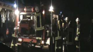 preview picture of video 'Feuerwehr Hellstein - Alarmübung am 07.02.2009'