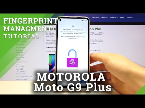 How to Add Fingerprint to MOTOROLA Moto G9 Plus – Set Screen Lock Method