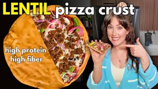 This lentil recipe makes the BEST pizza crust